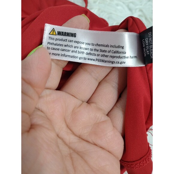 Iris Dress Women's Small Red Strappy Sleeve BodyCon Midi - Picture 9 of 9